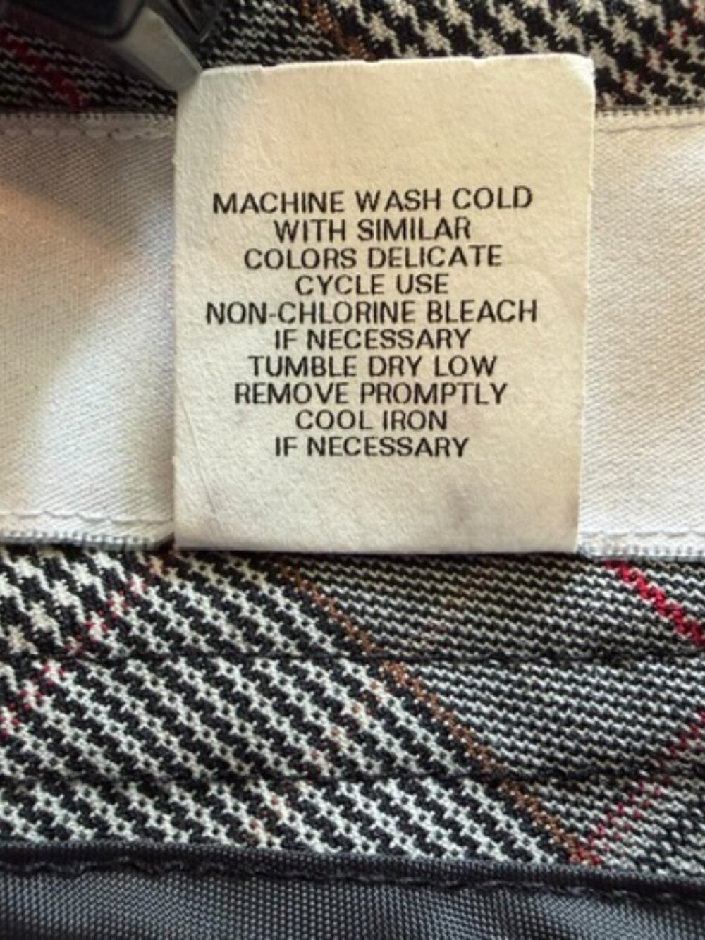 NWT Versailles Glen Plaid Wide Leg Trousers Size 20W Career Capsule Wardrobe - Picture 5 of 7